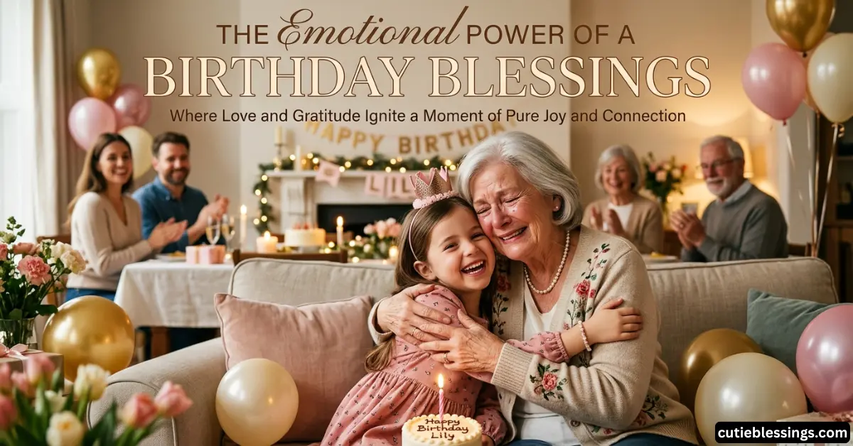 The Emotional Power of A Birthday Blessings