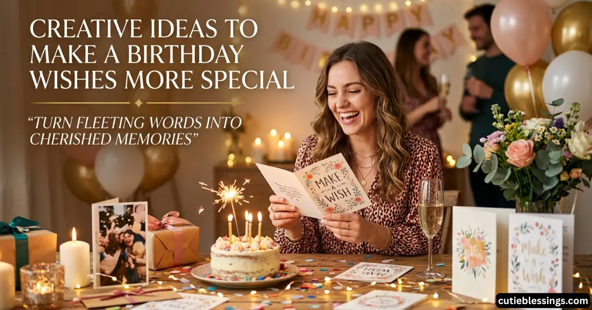 Creative Ideas to Make A Birthday Wishes More Special