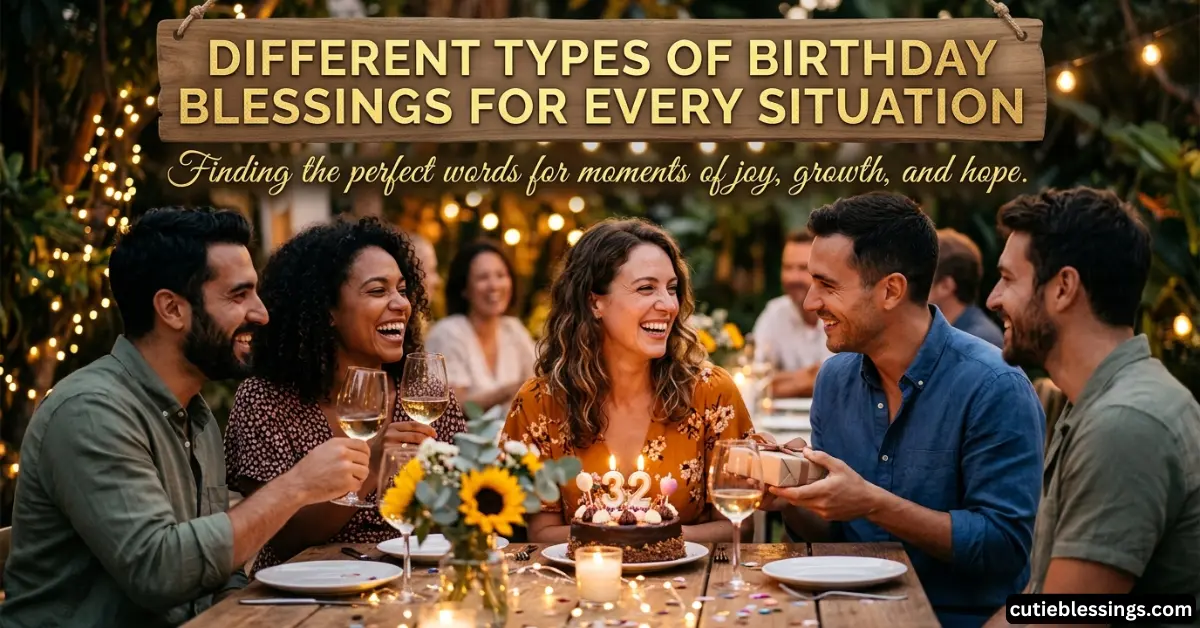 Different Types of Birthday Blessings for Every Situation