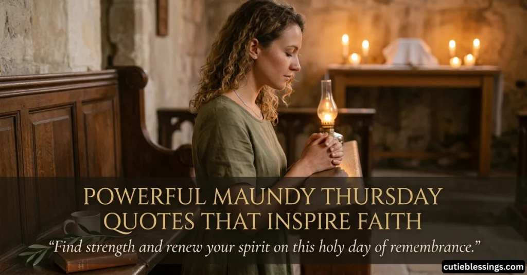 35+ Powerful Maundy Thursday Quotes That Inspire Faith