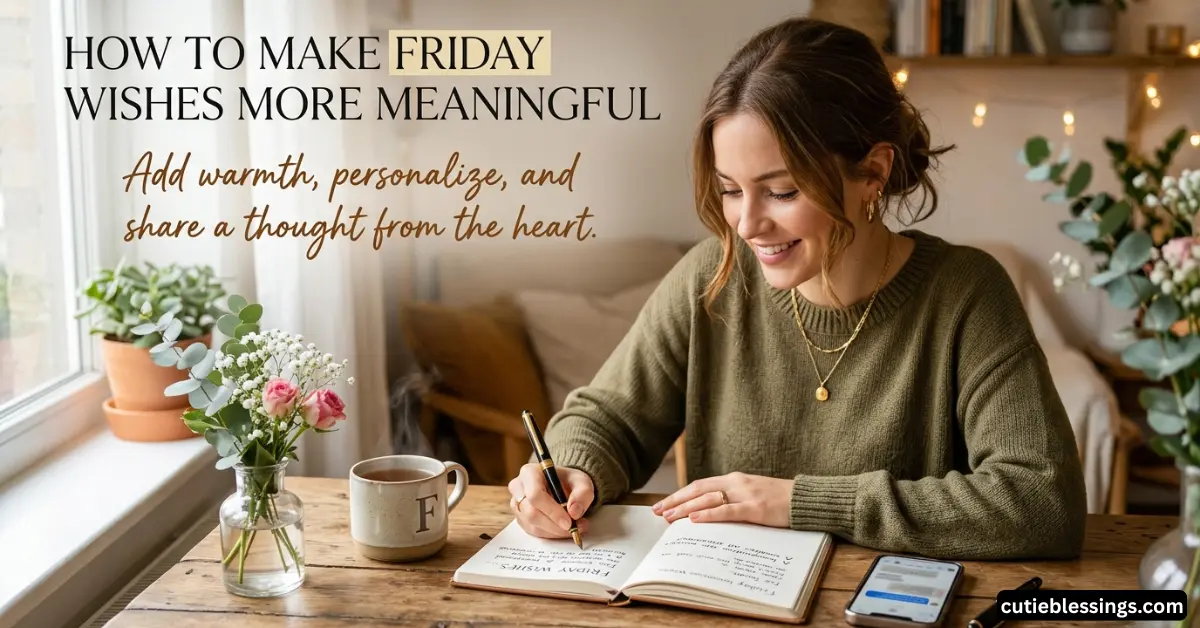 How to Make Friday Wishes More Meaningful