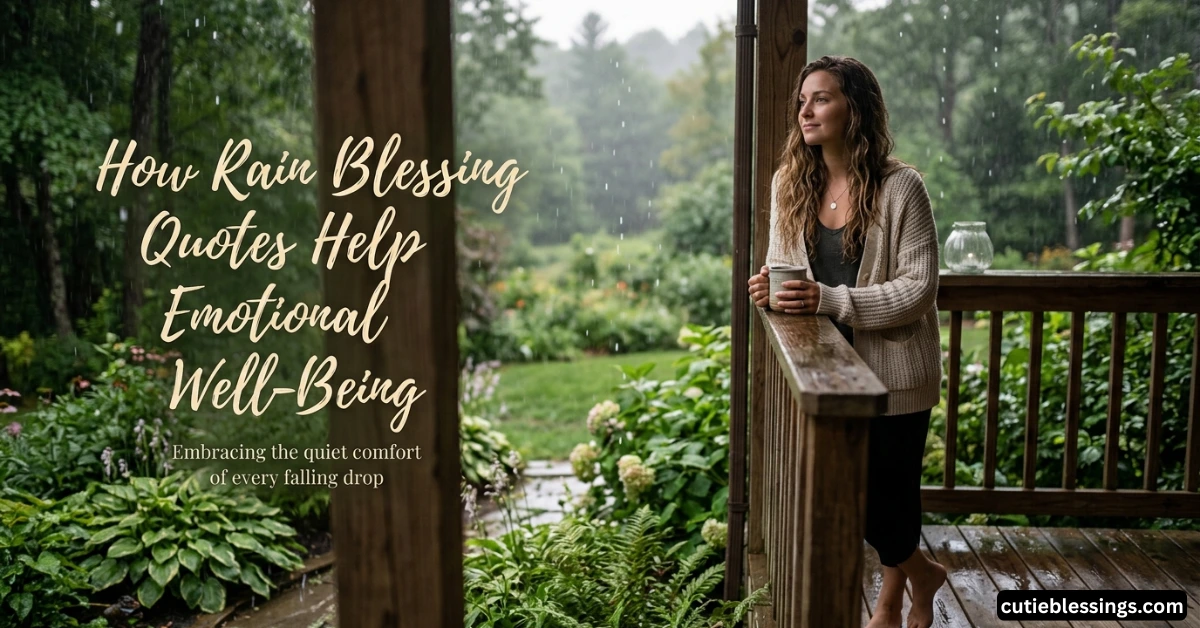 How Rain Blessing Quotes Help Emotional Well-Being