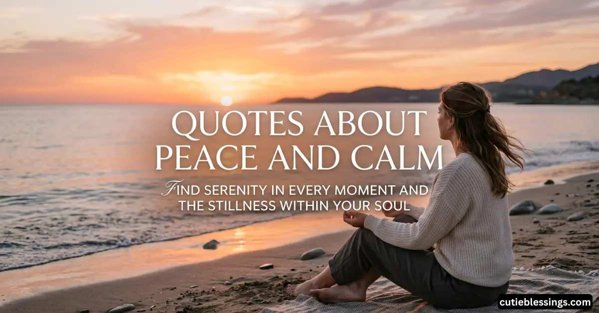 Quotes About Peace and Calm