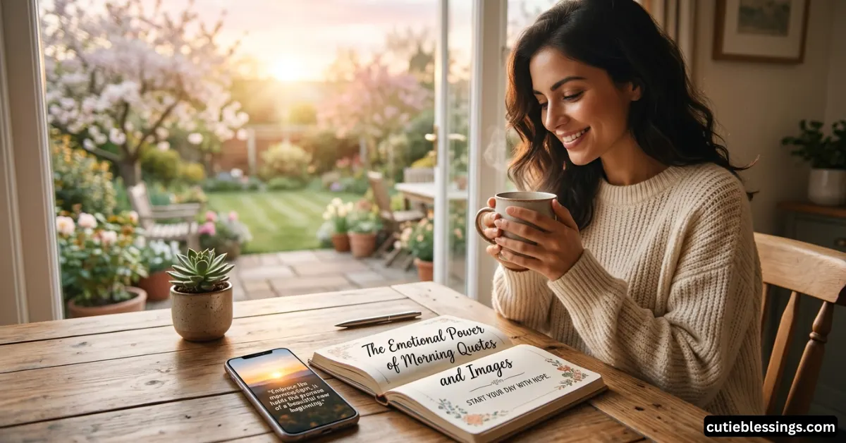 The Emotional Power of Morning Quotes and Images