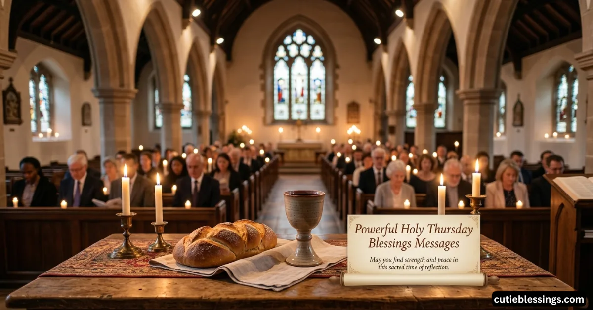 Powerful Holy Thursday Blessings Messages