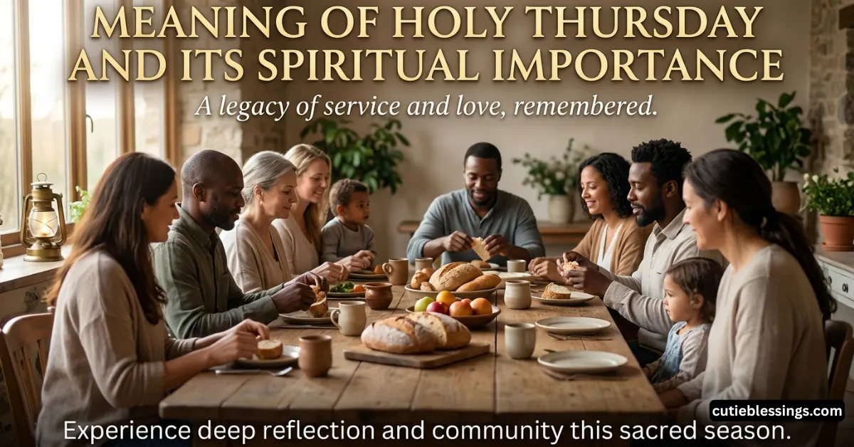 Meaning of Holy Thursday and Its Spiritual Importance
