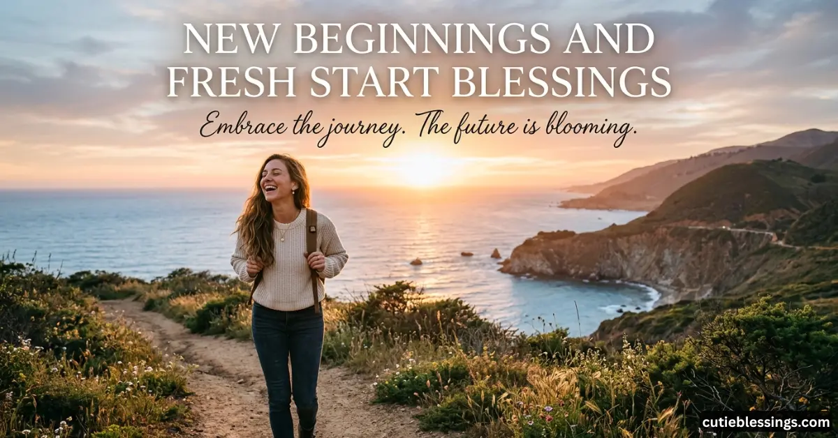 New beginnings and fresh start blessings