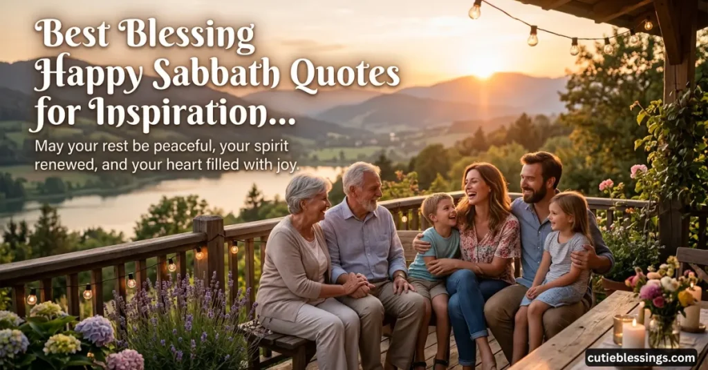 Best Blessing Happy Sabbath Quotes for Inspiration