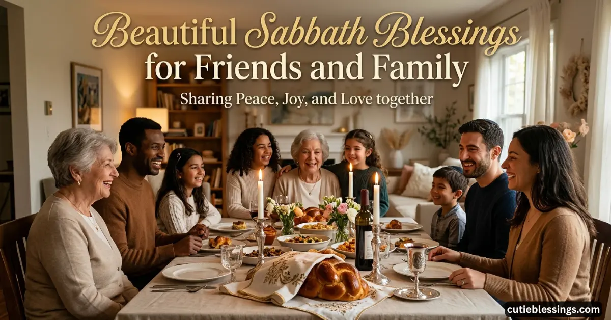 Beautiful Sabbath Blessings for Friends and Family