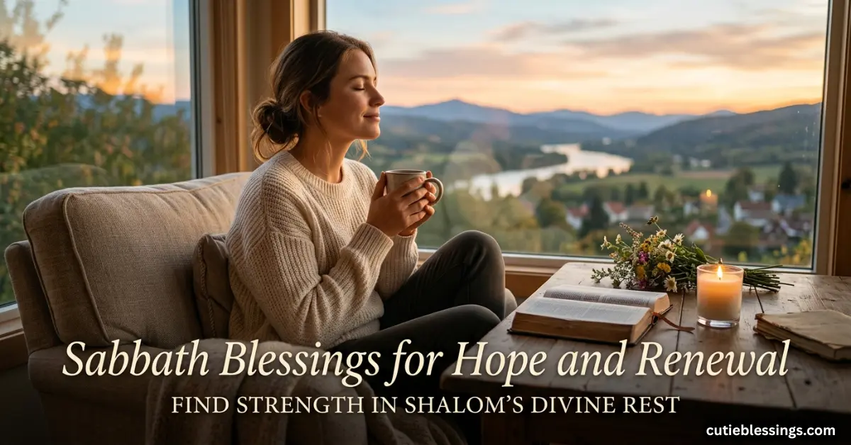 Sabbath Blessings for Hope and Renewal