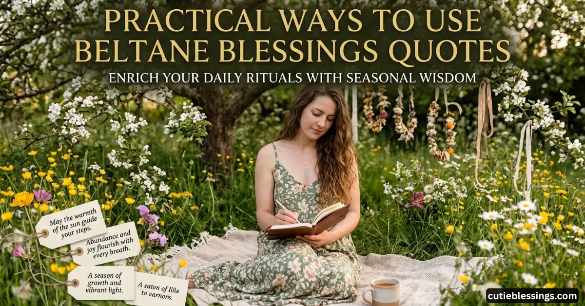 Practical Ways to Use Beltane Blessings Quotes