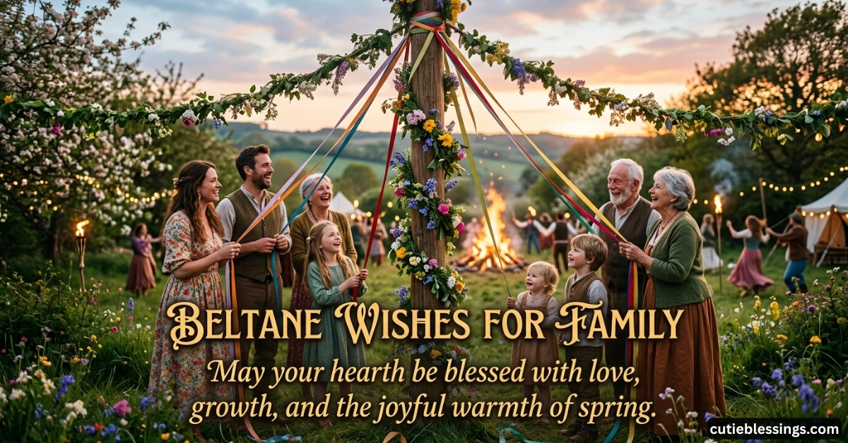 Beltane Wishes for Family