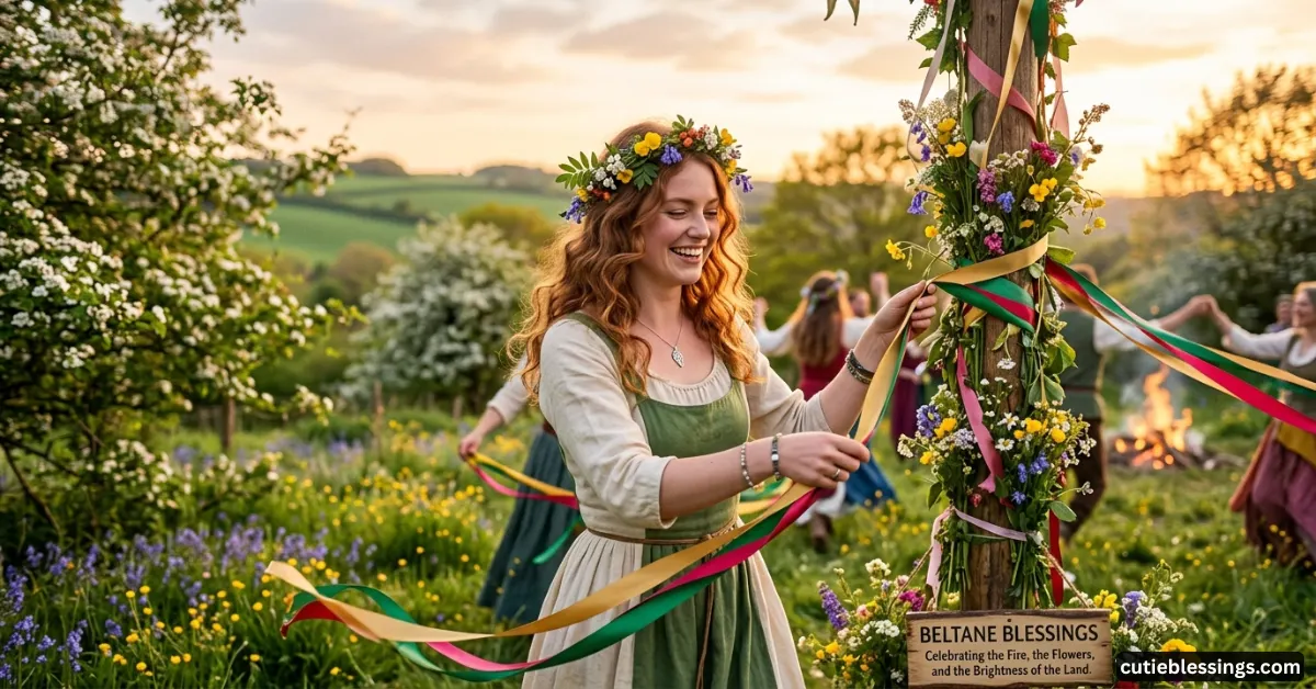 Beltane Blessings for Social Media Captions