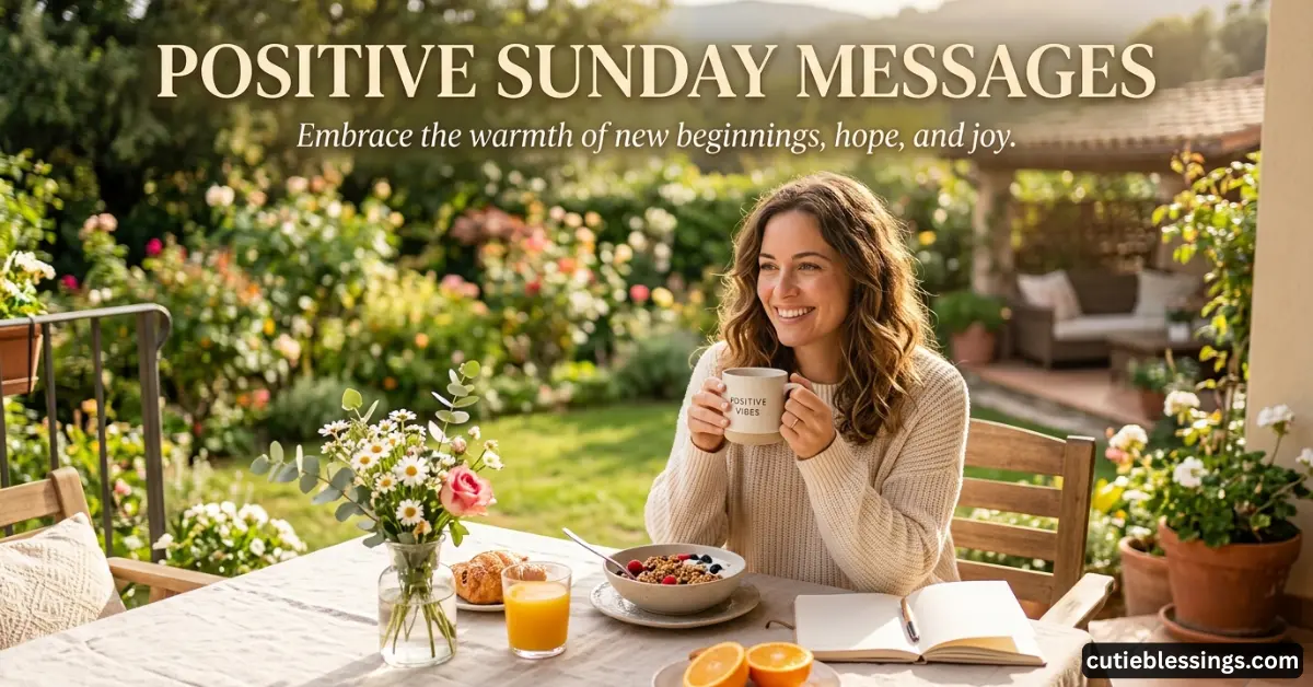 Positive Sunday Messages