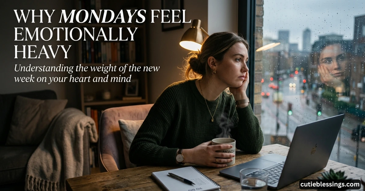 Why Mondays Feel Emotionally Heavy