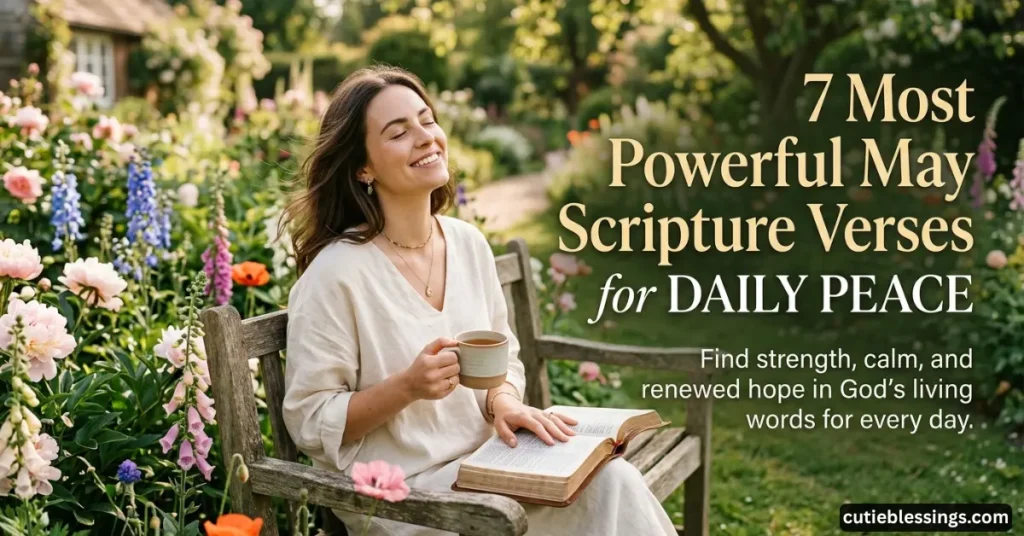 7 Most Powerful May Scripture Verses for Daily Peace