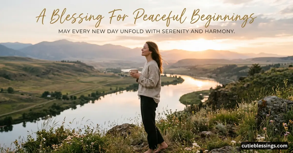 A Blessing for Peaceful Beginnings