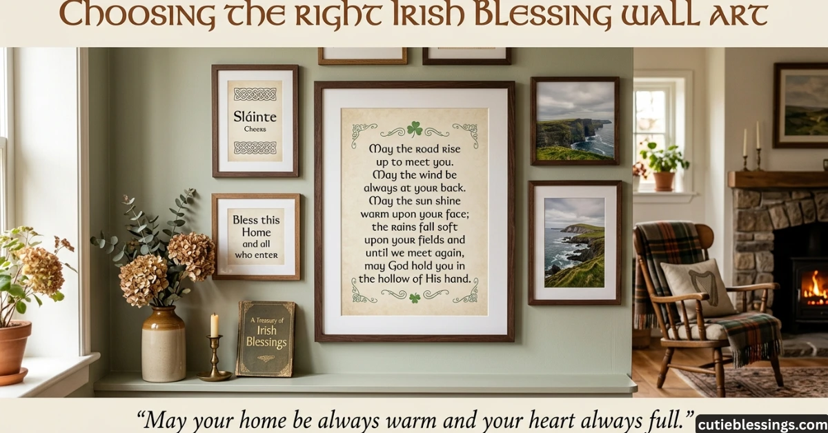 Choosing the Right Irish Blessing Wall Art