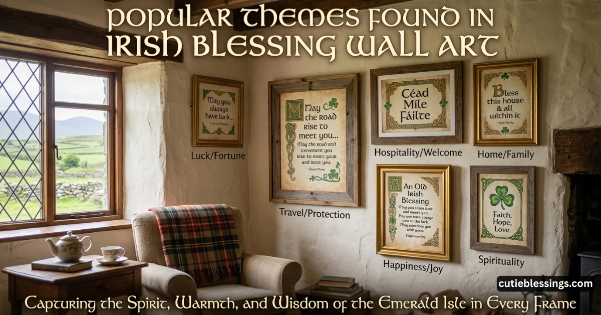 Popular Themes Found in Irish Blessing Wall Art