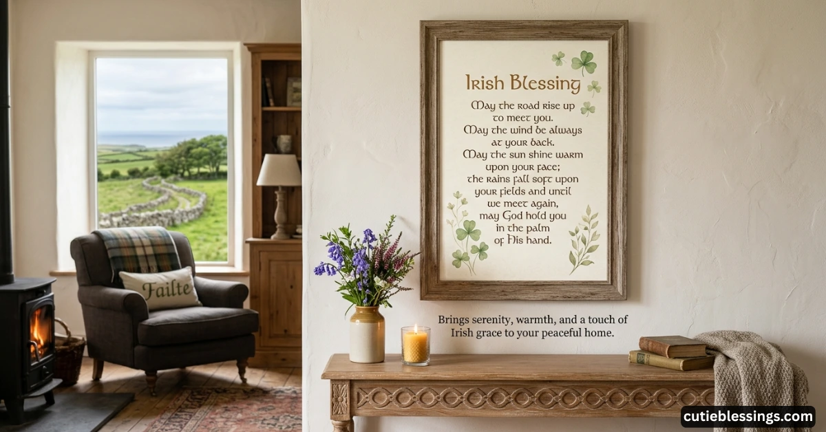 Irish Blessing Wall Art