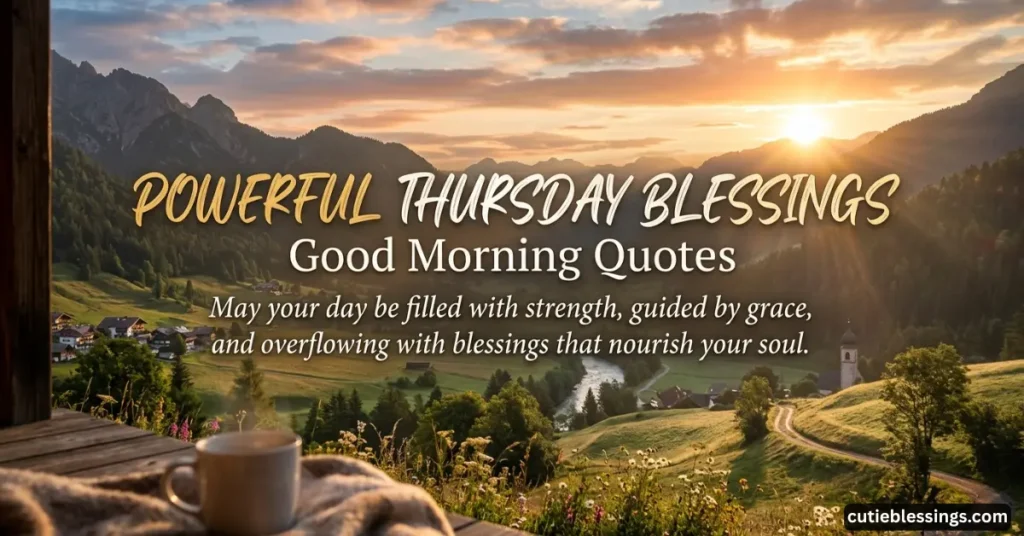 7 Powerful Thursday Blessings Good Morning Quotes