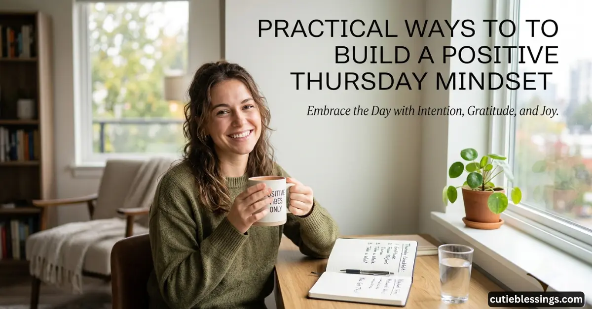 Practical Ways to Build a Positive Thursday Mindset