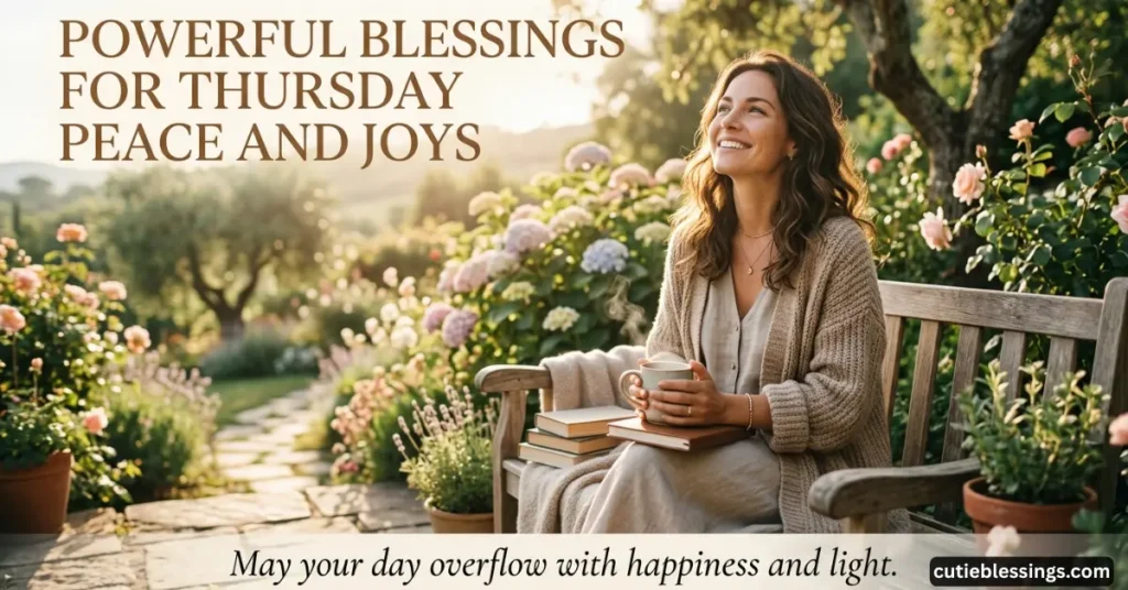 7 Powerful Blessings for Thursday Peace and Joy