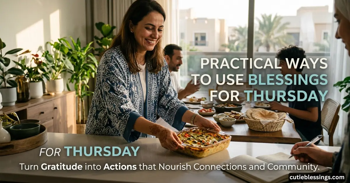 Practical Ways to Use Blessings for Thursday