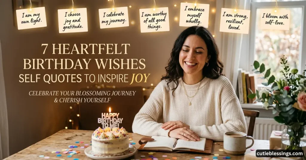 7 Heartfelt Birthday Wishes Self Quotes to Inspire Joy