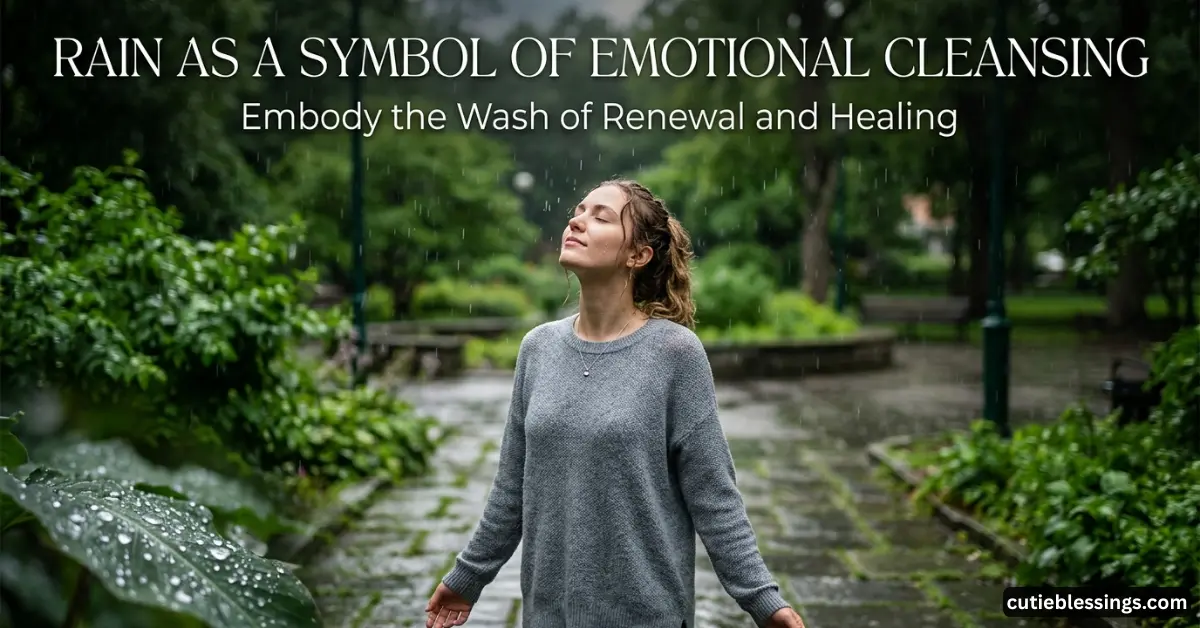 Rain as a Symbol of Emotional Cleansing