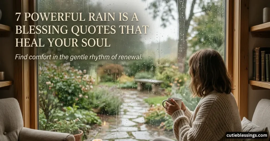 7 Powerful Rain Is a Blessing Quotes That Heal Your Soul
