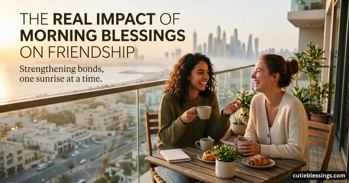 The Real Impact of Morning Blessings on Friendship