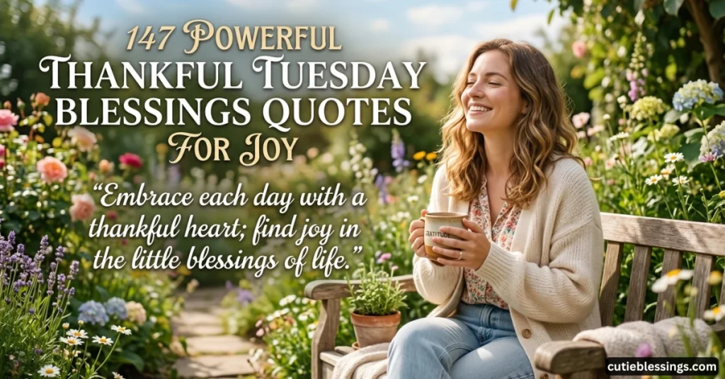147 Powerful Thankful Tuesday Blessings Quotes for Joy