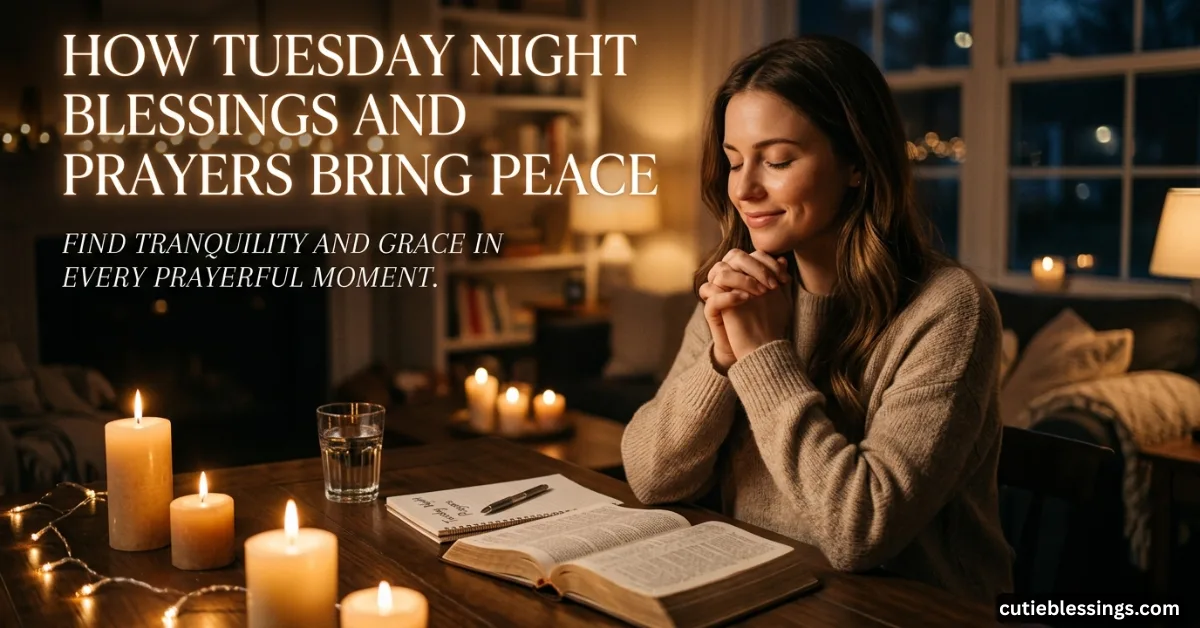 How Tuesday Night Blessings and Prayers Bring Peace