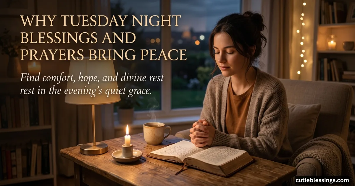 Why Tuesday Night Blessings and Prayers Bring Peace