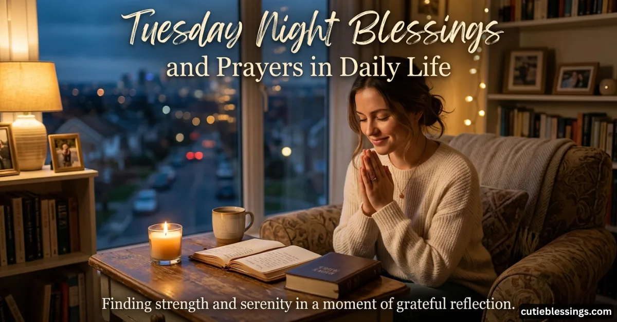 Examples of Tuesday Night Blessings and Prayers in Daily Life