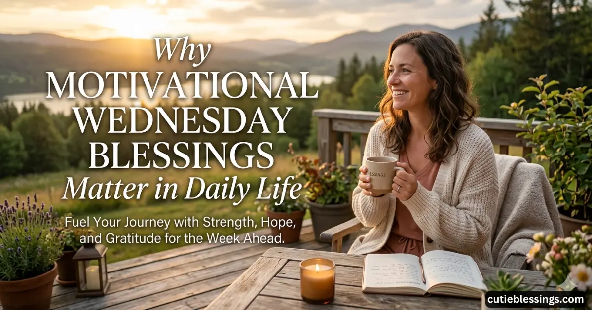 Why Motivational Wednesday Blessings Matter in Daily Life