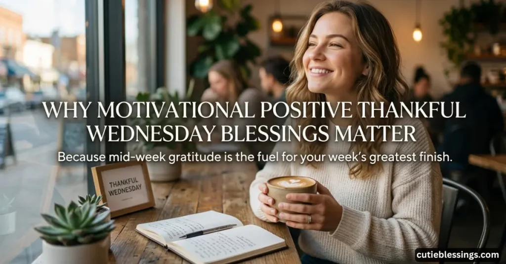 Why Motivational Positive Thankful Wednesday Blessings Matter