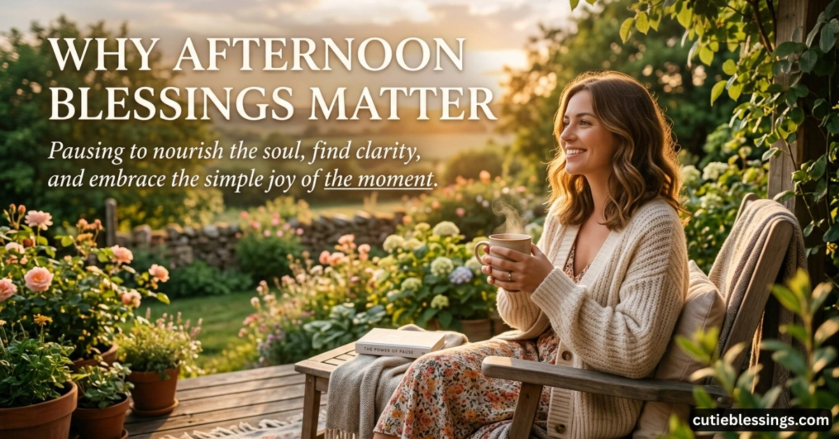 Why Afternoon Blessings Matter