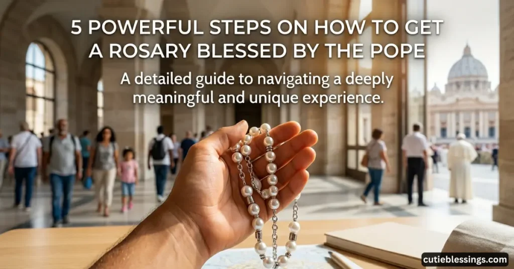 5 Powerful Steps on How to Get a Rosary Blessed by the Pope