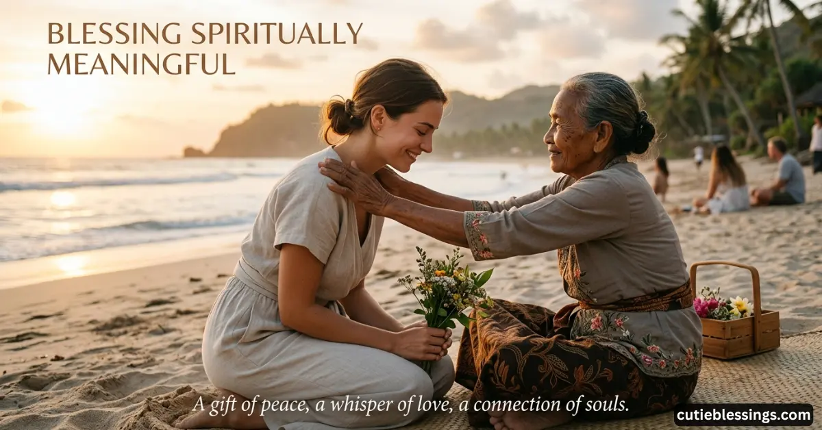 Make the Blessing Spiritually Meaningful