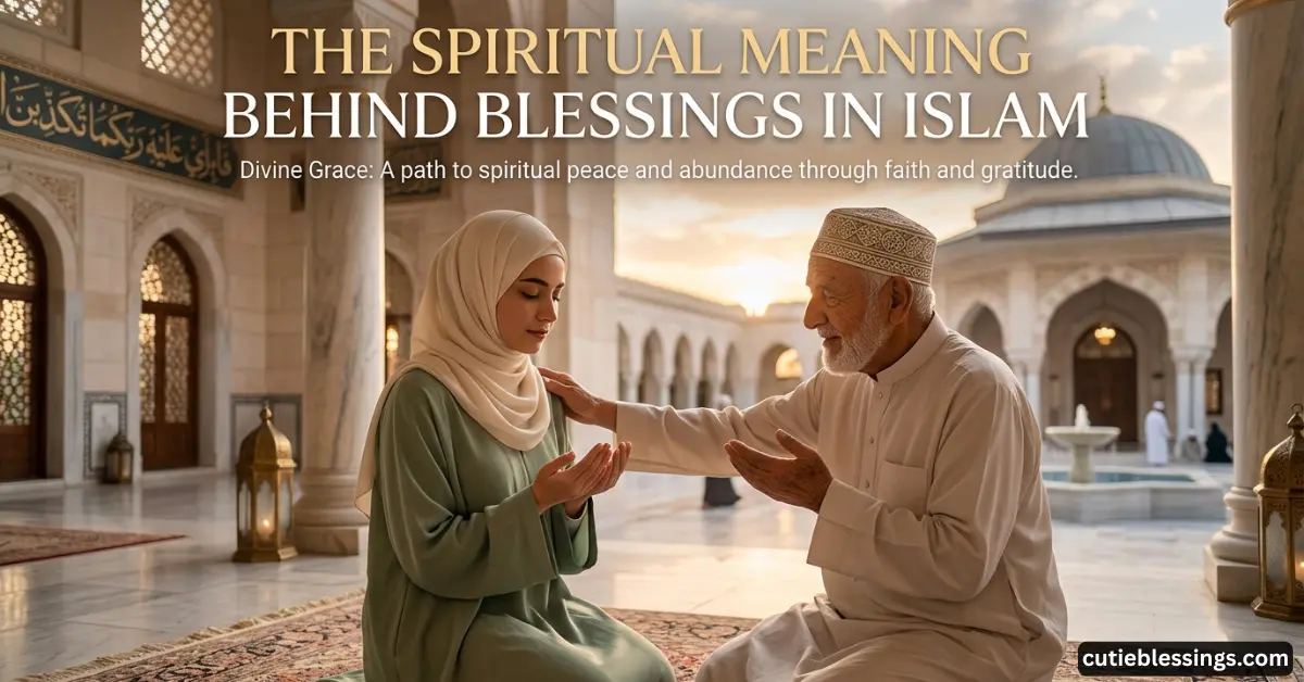 The Spiritual Meaning Behind Blessings in Islam