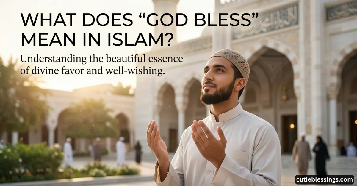 What Does “God Bless” Mean in Islam?
