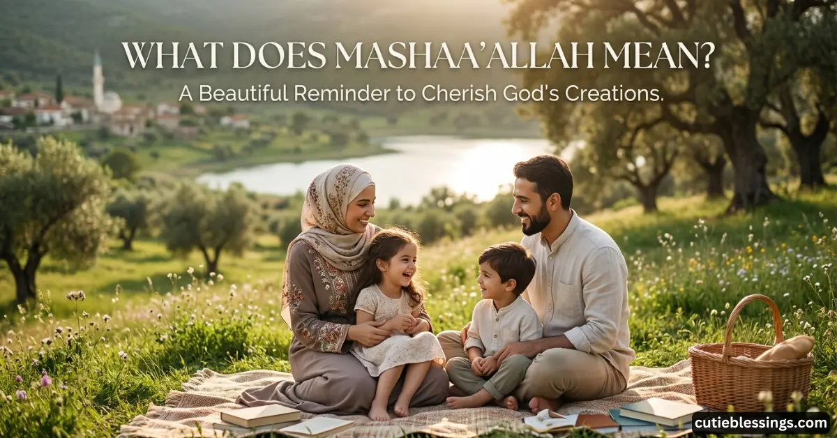 What Does MashaAllah Mean?