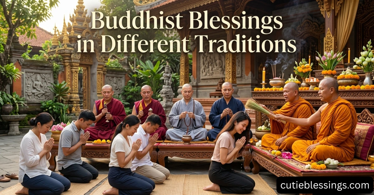 Buddhist Blessings in Different Traditions