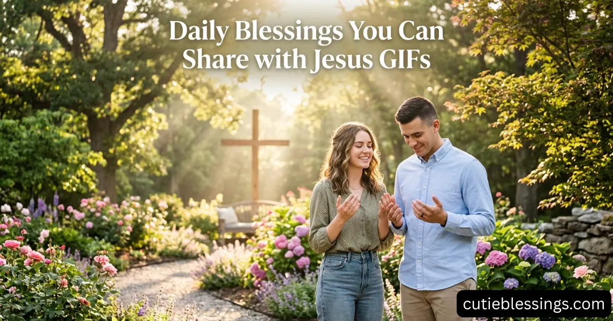 Daily Blessings You Can Share with Jesus GIFs