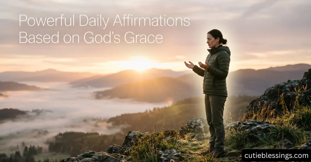 Powerful Daily Affirmations Based on God’s Grace