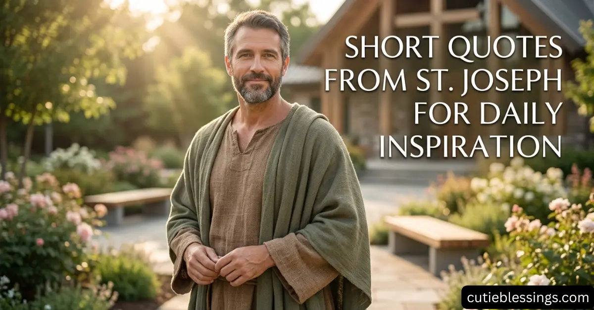Short Quotes From St. Joseph for Daily Inspiration