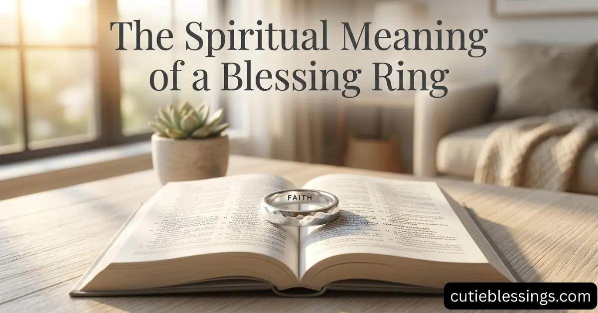 The Spiritual Meaning of a Blessing Ring