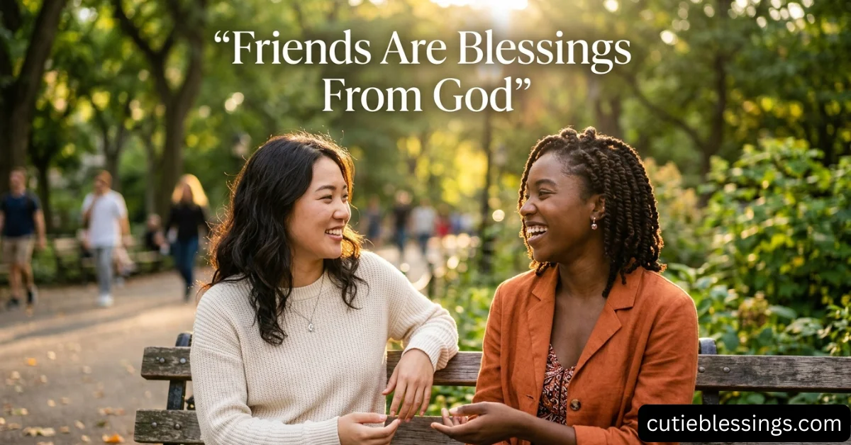 What Does It Mean That Friends Are Blessings From God